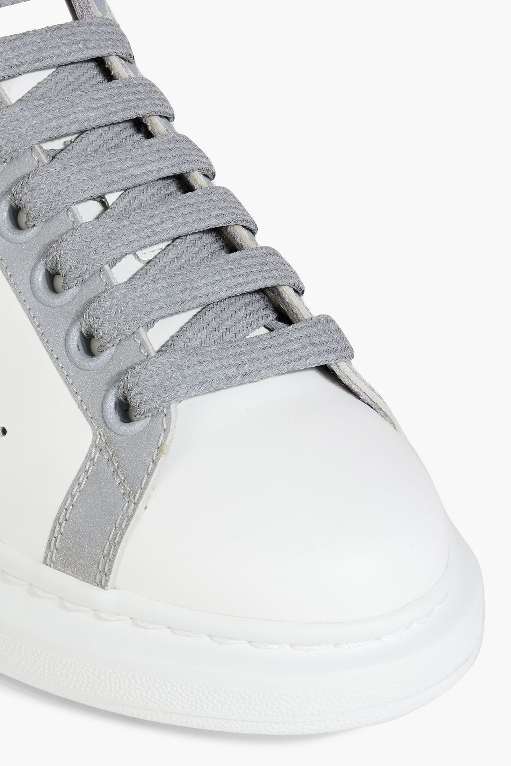 MCQUEEN Larry two-tone leather sneakers