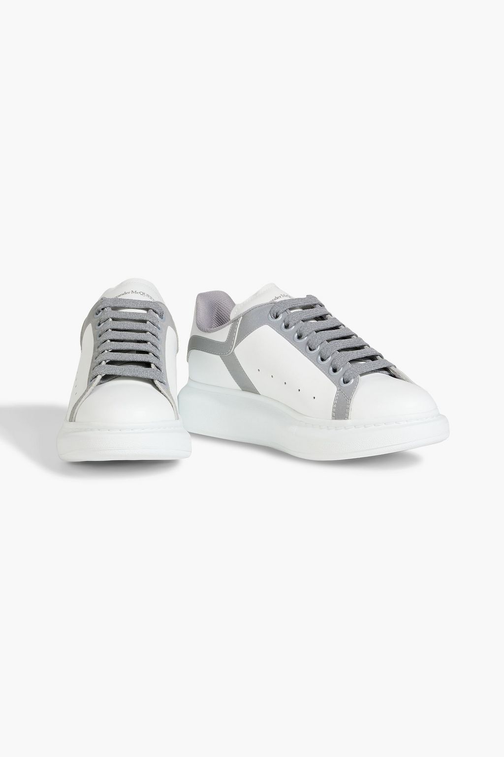 MCQUEEN Larry two-tone leather sneakers