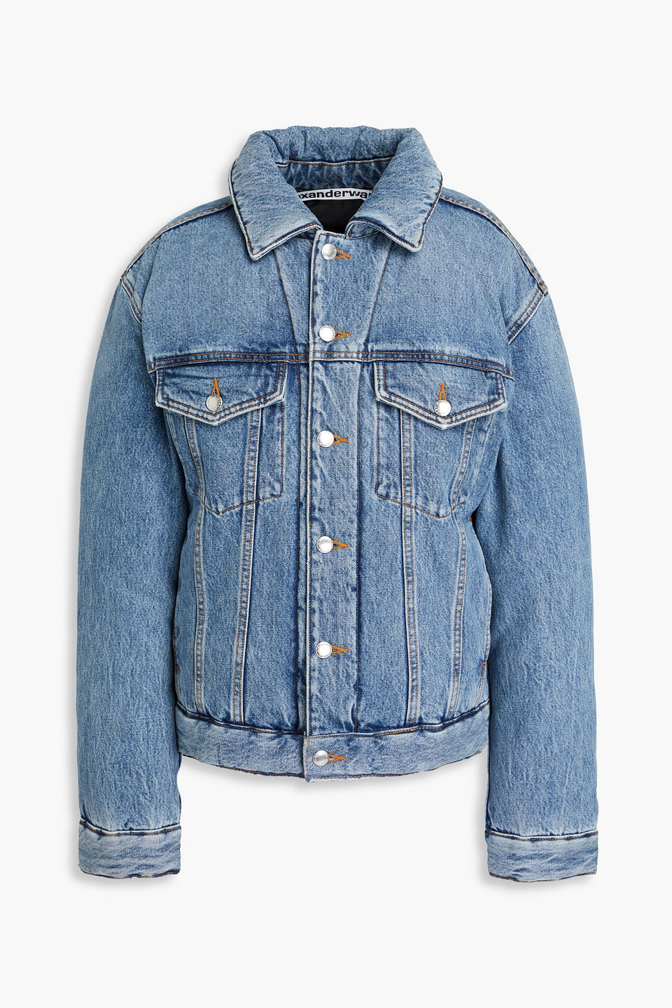 Alexander Wang Denim Jacket In Mid Denim