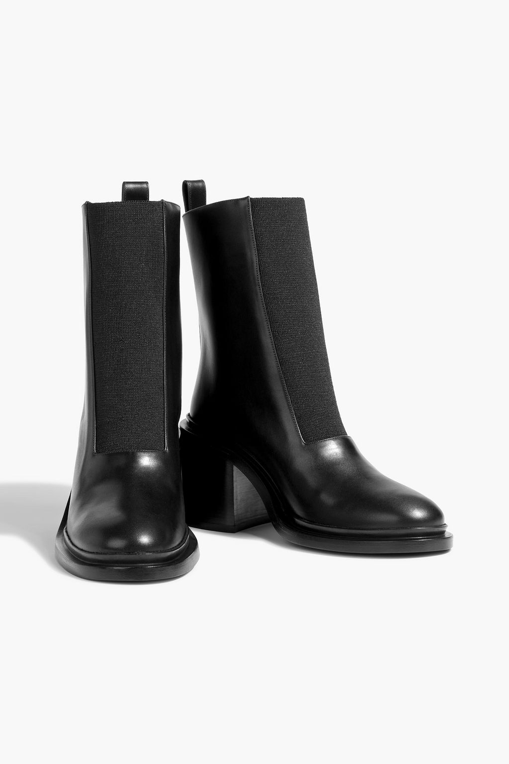 JIL SANDER Leather ankle boots