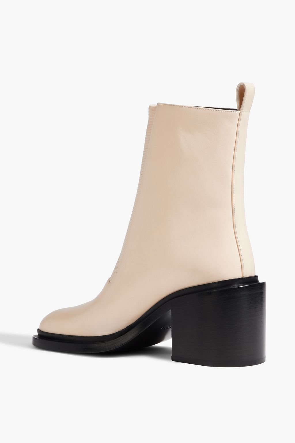 JIL SANDER Leather ankle boots