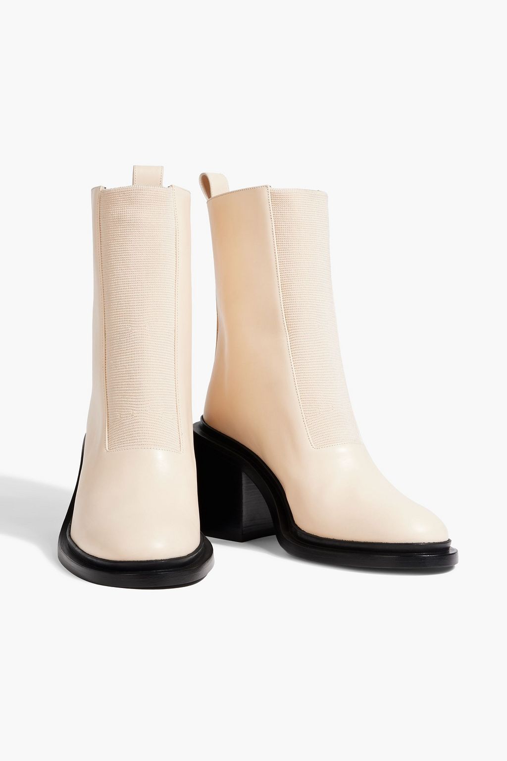 JIL SANDER Leather ankle boots