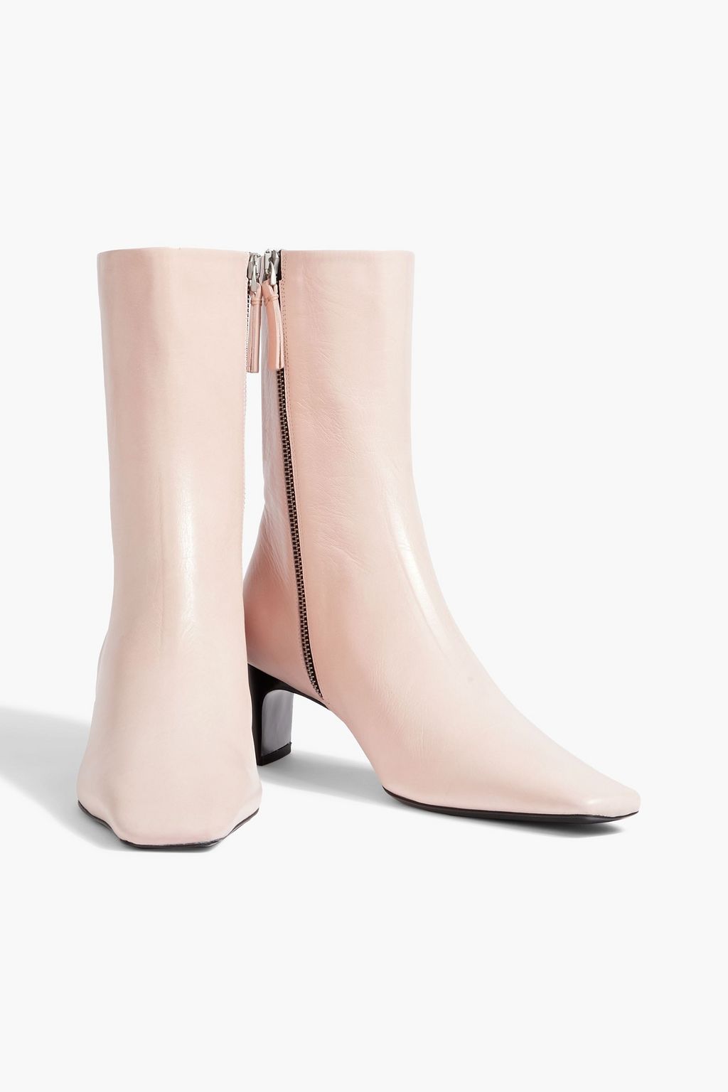 JIL SANDER Leather ankle boots