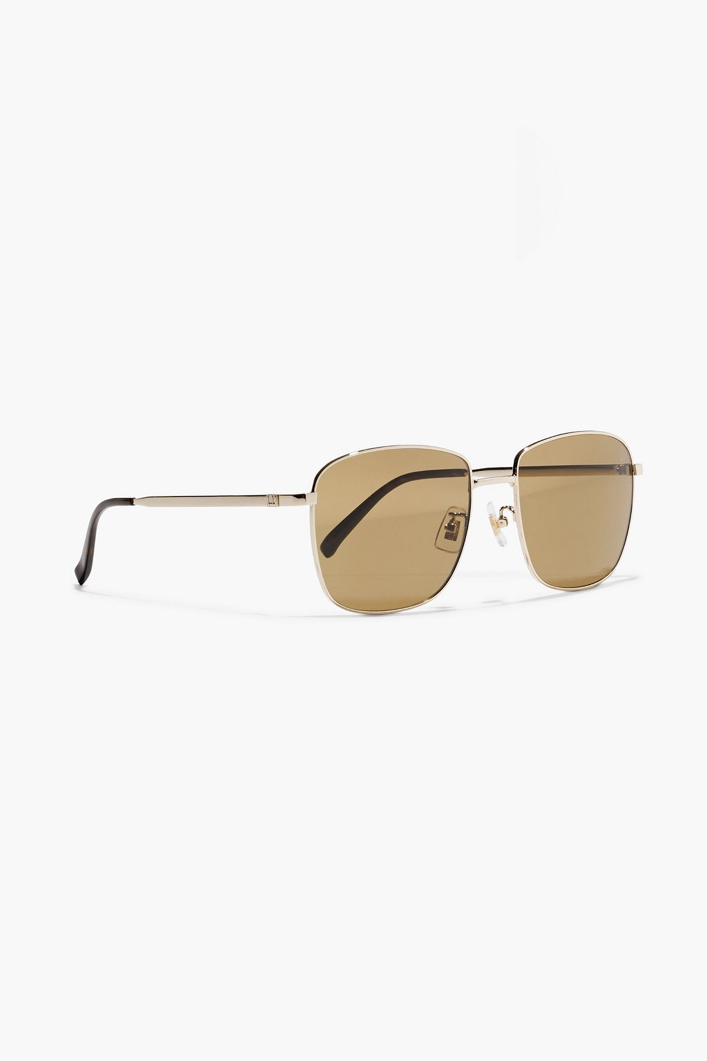 DUNHILL Aviator-style gold-tone metal sunglasses