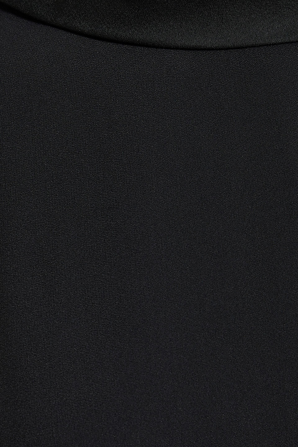 Versace Open-back Draped Crepe Gown In Black