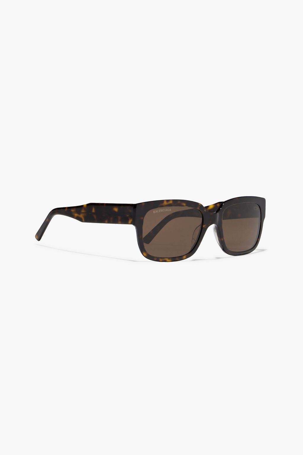 BALENCIAGA Square-frame tortoiseshell acetate sunglasses