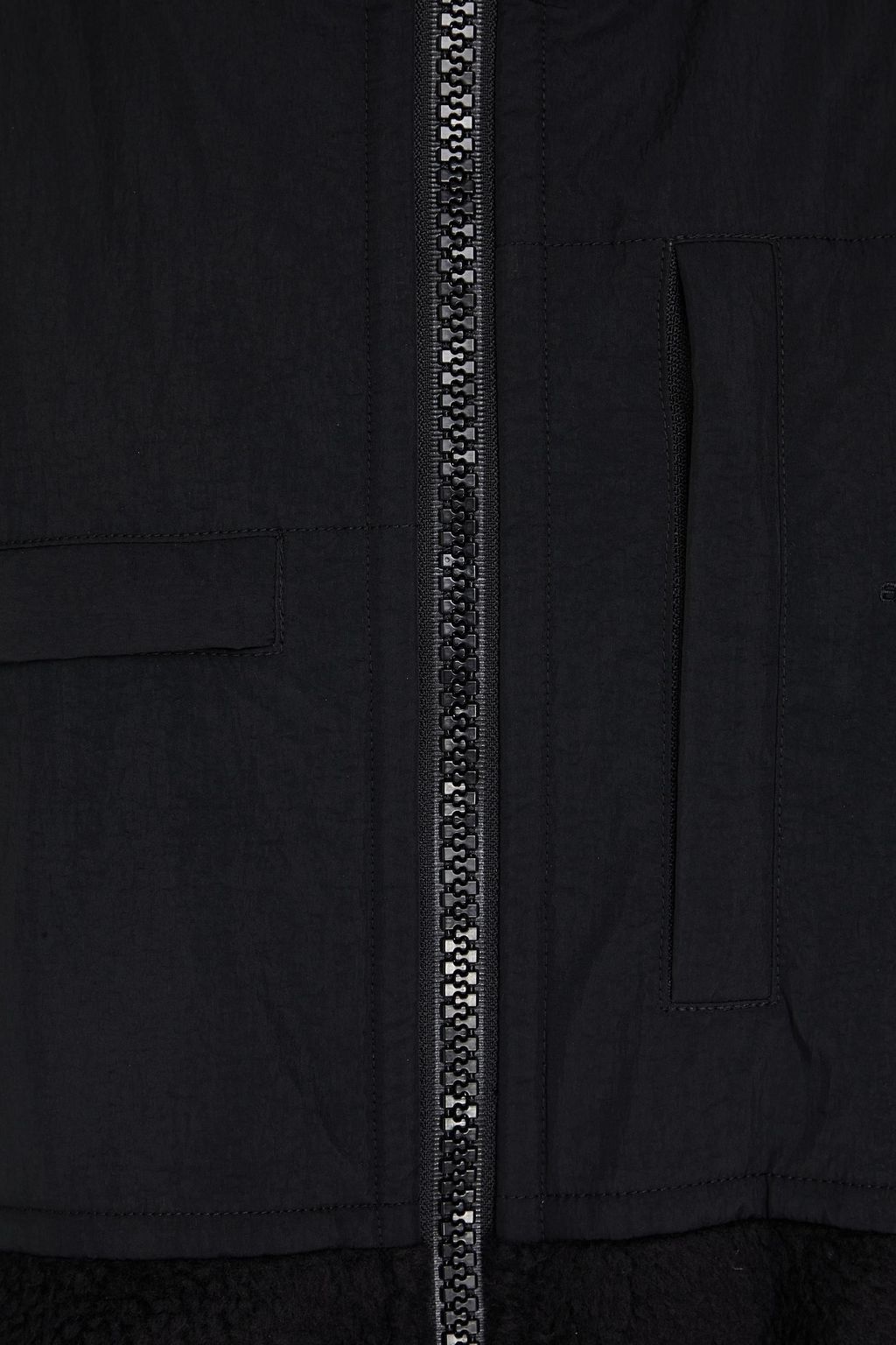 ALEXANDER WANG Shell and fleece jacket