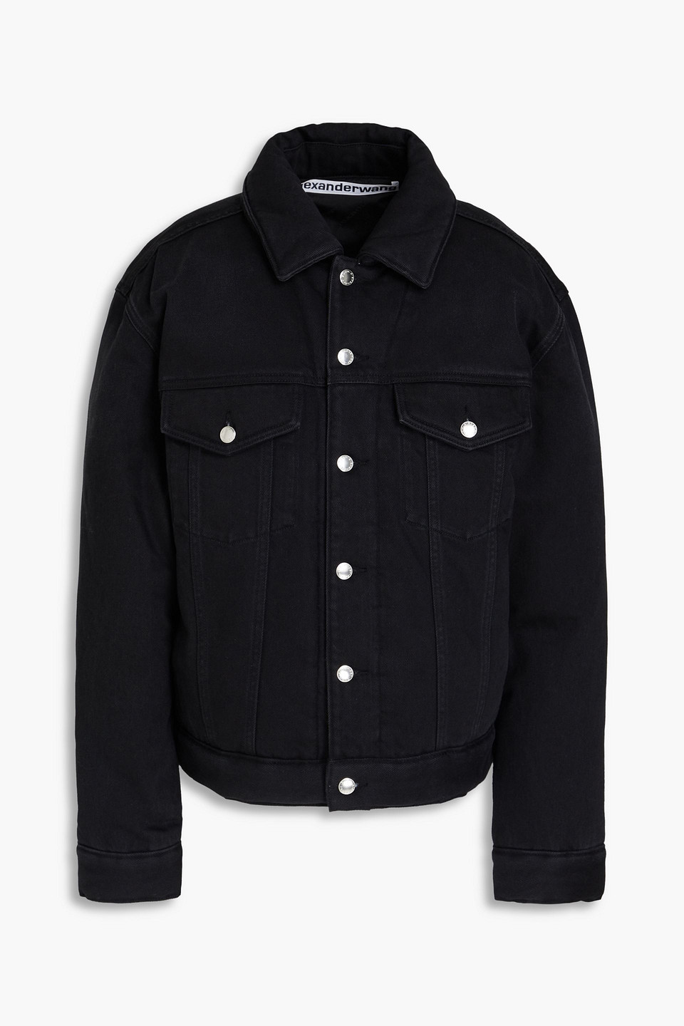 Alexander Wang Denim Jacket In Black