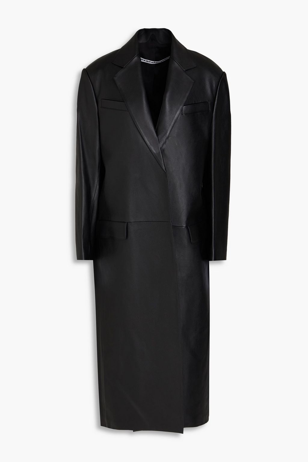 ALEXANDER WANG Leather coat THE OUTNET