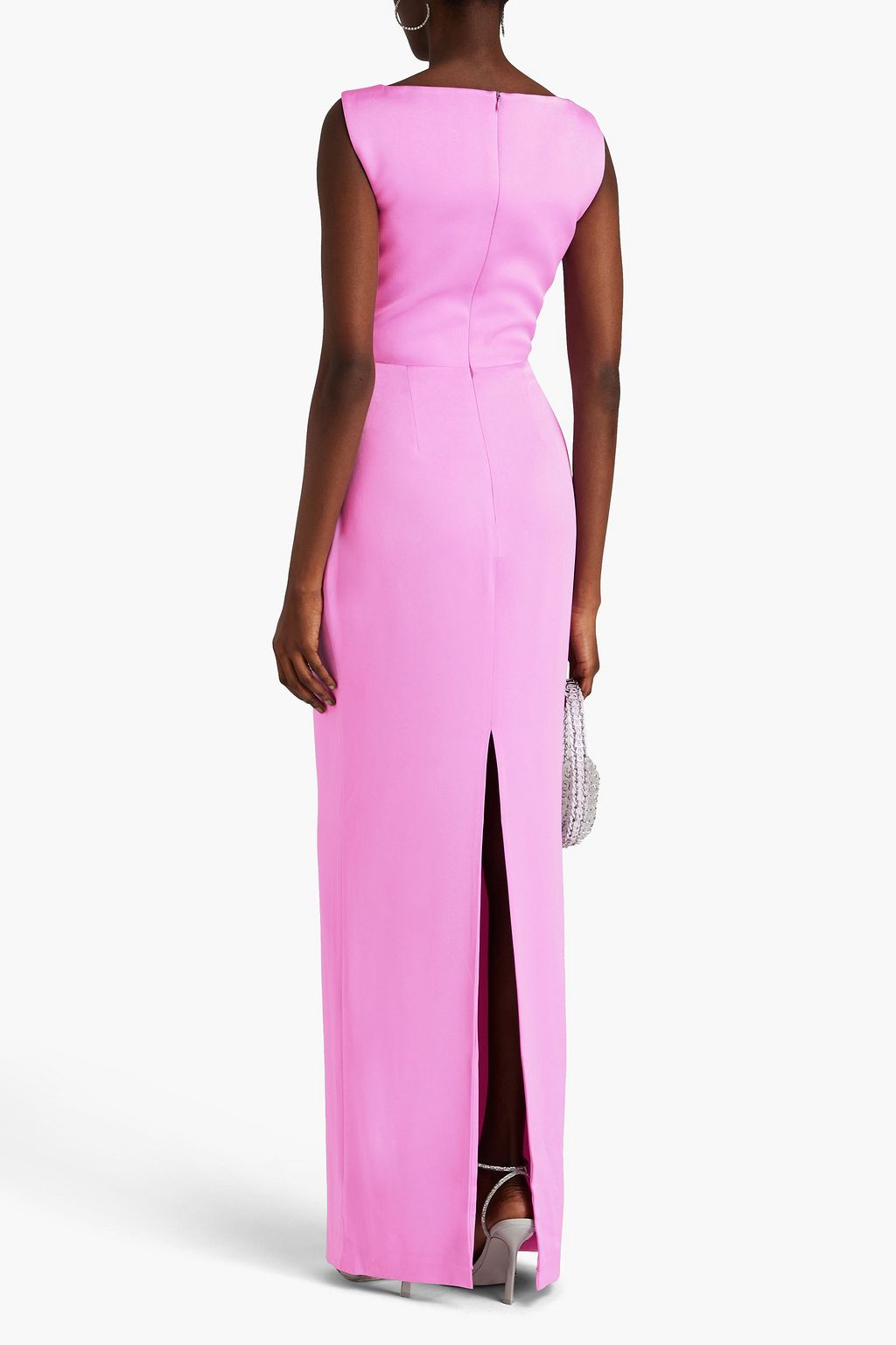 ALEX PERRY Satin-crepe gown