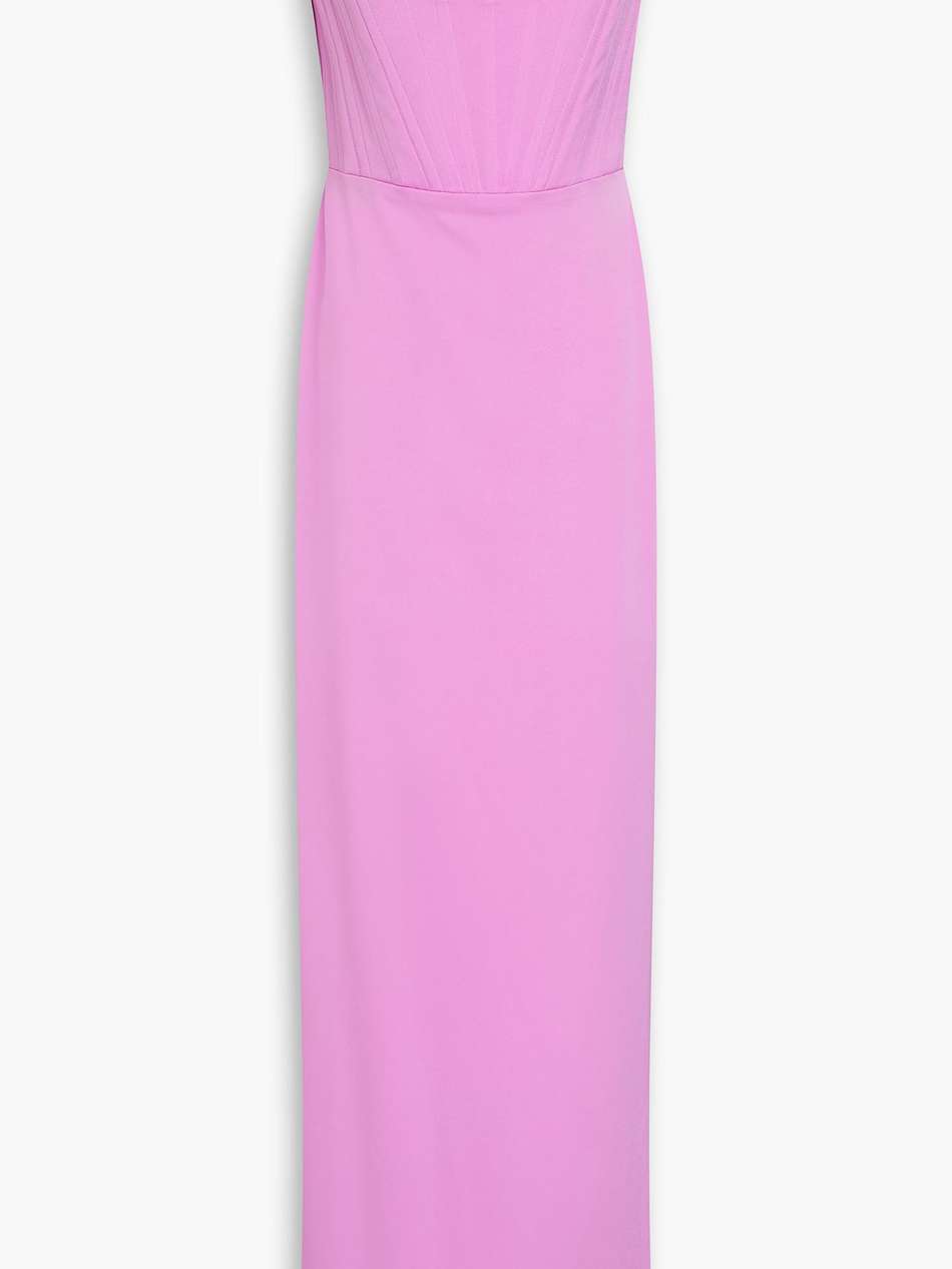 satin-crepe gown