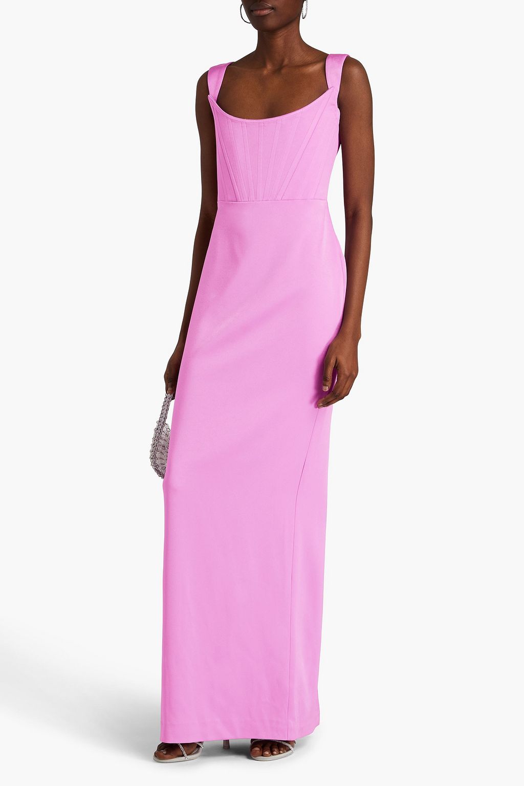 ALEX PERRY Satin-crepe gown