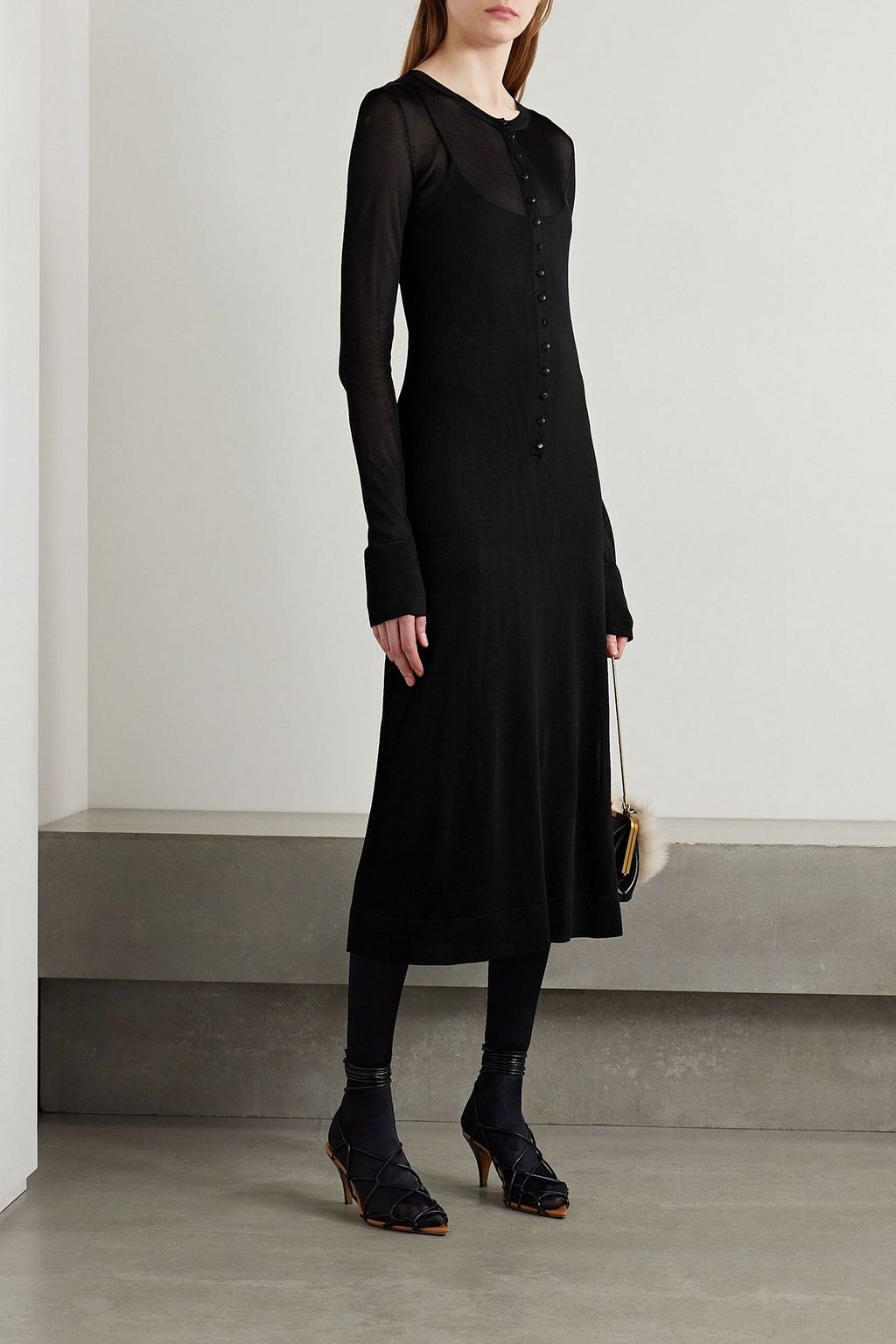 rib knit dress outfit Karlina main image 0