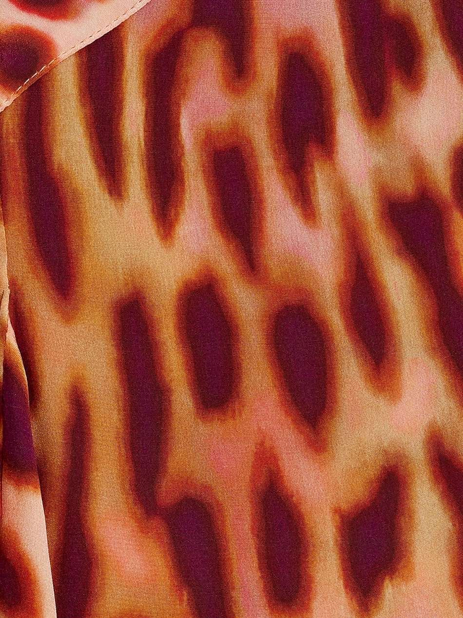 leopard-print silk-chiffon midi dress