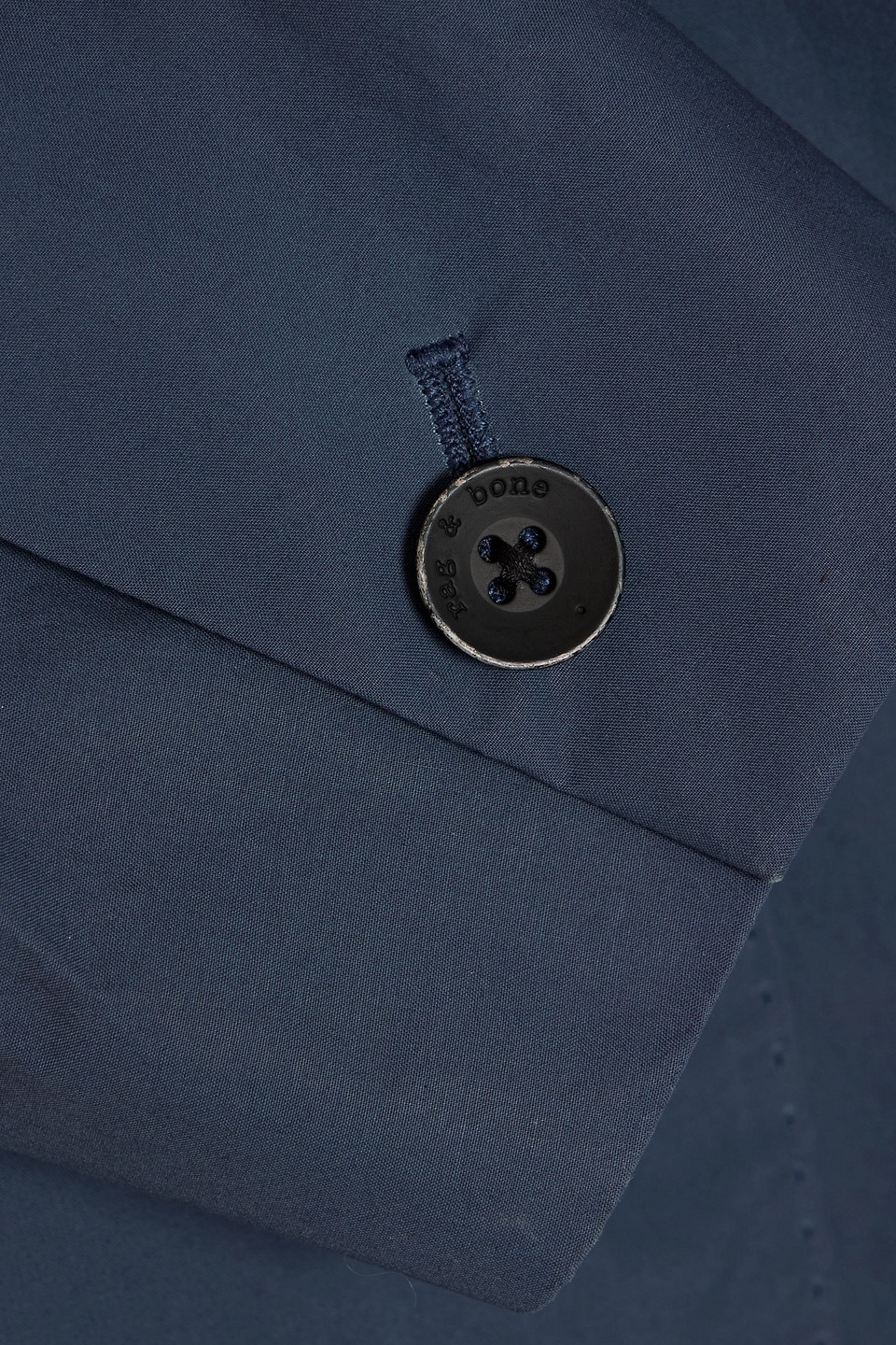 Rag & Bone Shift Cotton-poplin Blazer In Blue