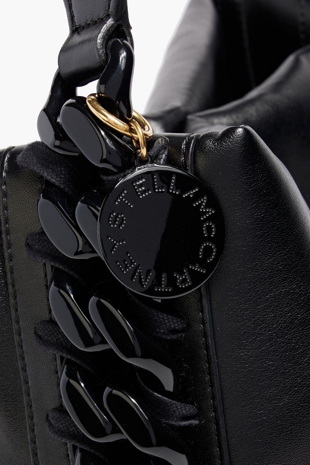 STELLA MCCARTNEY Frayme Puffy padded faux leather shoulder bag