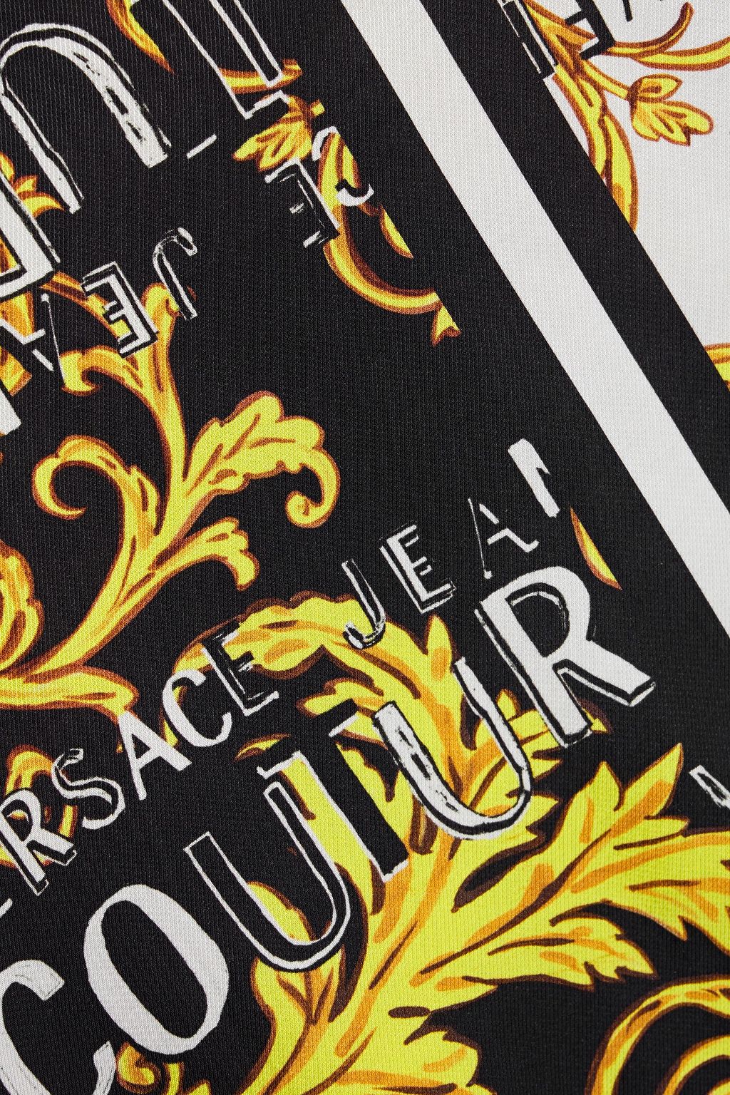 VERSACE JEANS COUTURE Printed satin-twill shirt