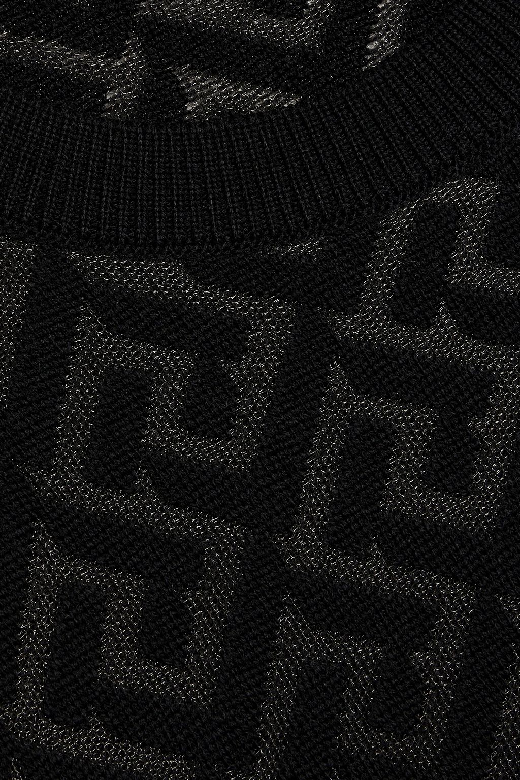 VERSACE Wool-blend jacquard sweater