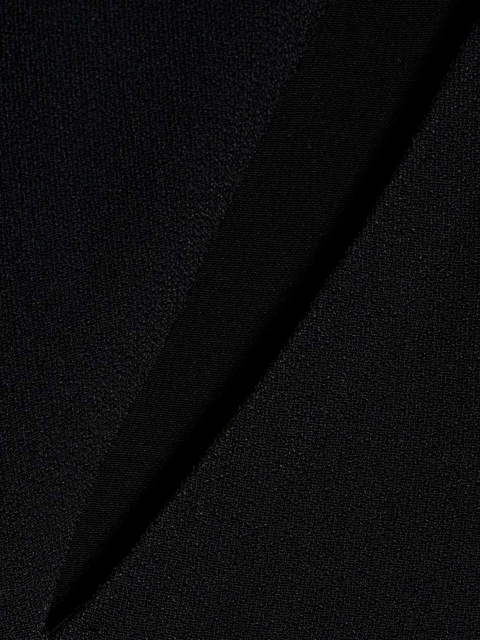 cutout crepe midi dress