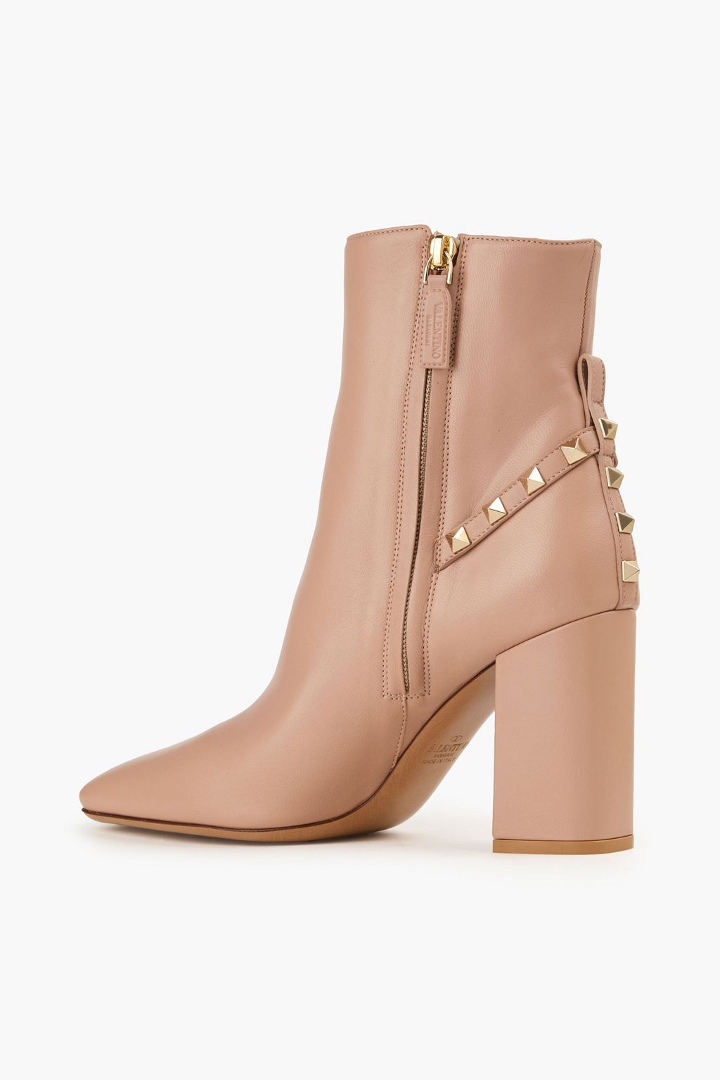 VALENTINO GARAVANI Rockstud leather ankle boots
