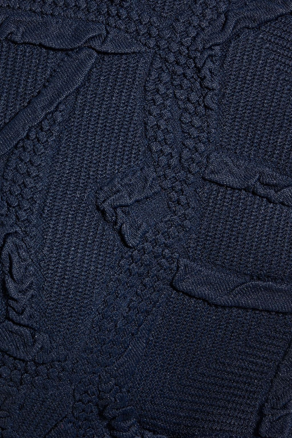 AGUA BY AGUA BENDITA Lluvia La Fania Marino cloqué bikini top