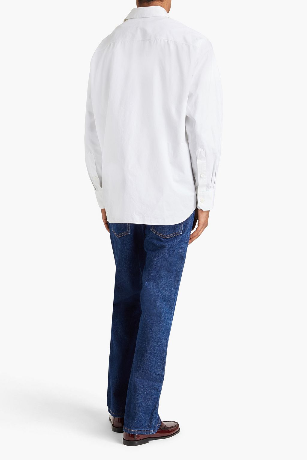 VALENTINO GARAVANI Oversized cotton-poplin shirt