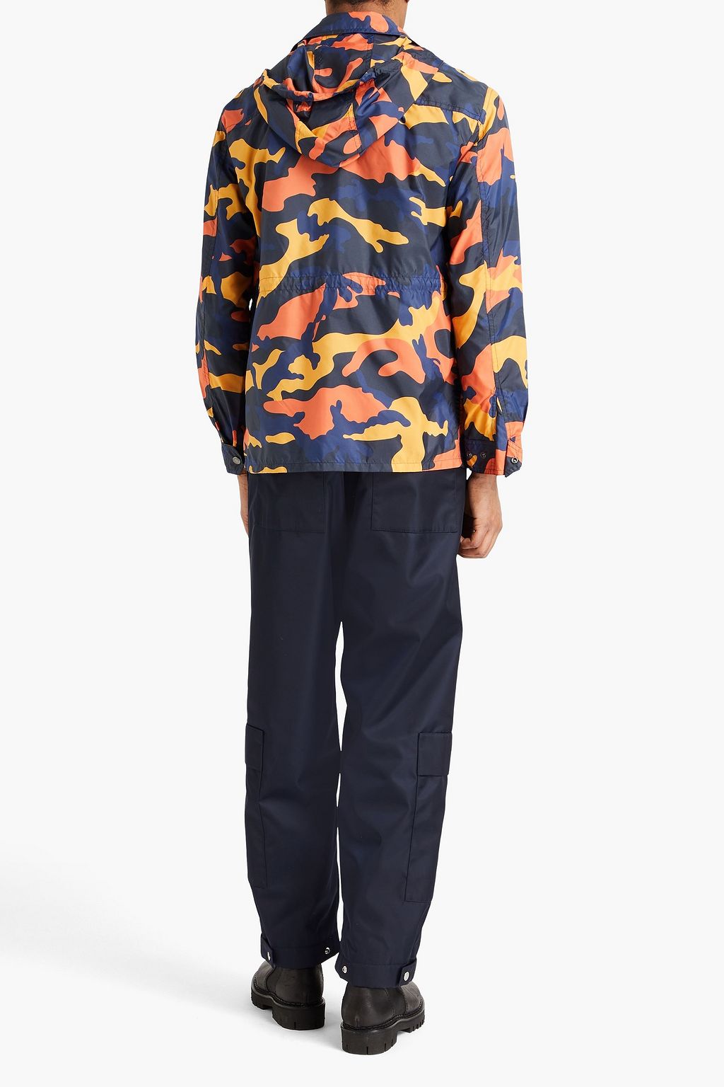 VALENTINO GARAVANI Camouflage-print shell hooded jacket