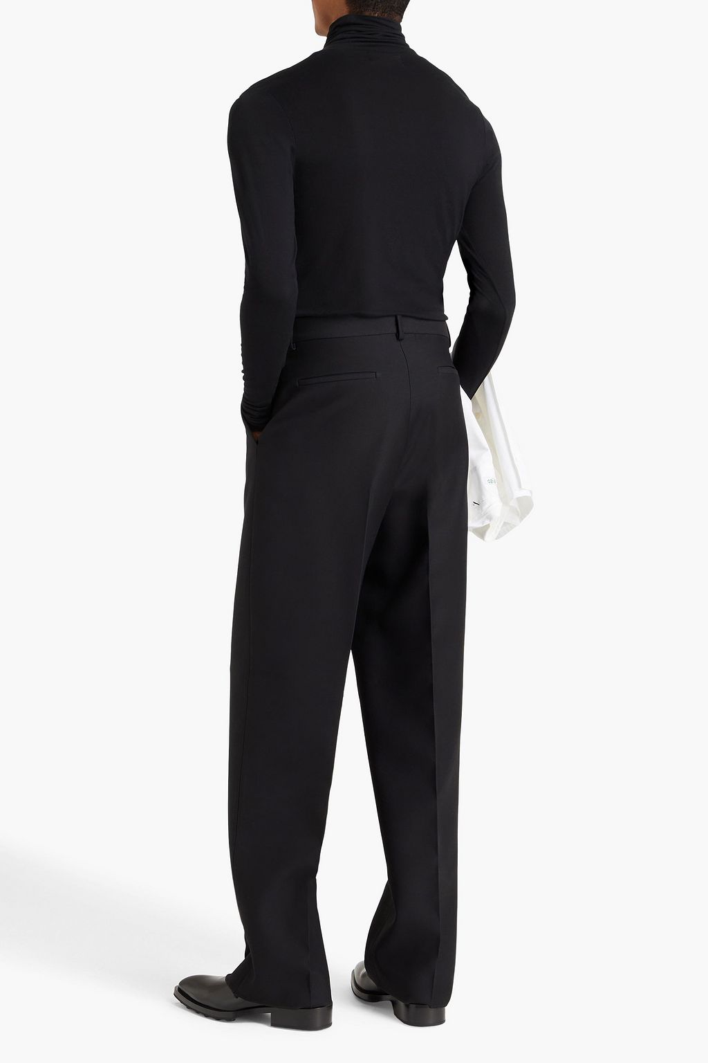 VALENTINO GARAVANI Hose aus Twill aus einer Woll-Seidenmischung