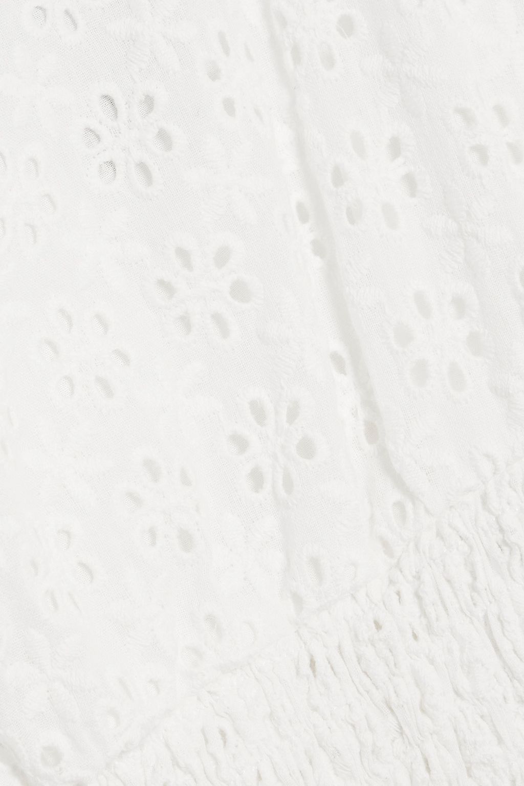 HVN Holland broderie anglaise cotton midi dress