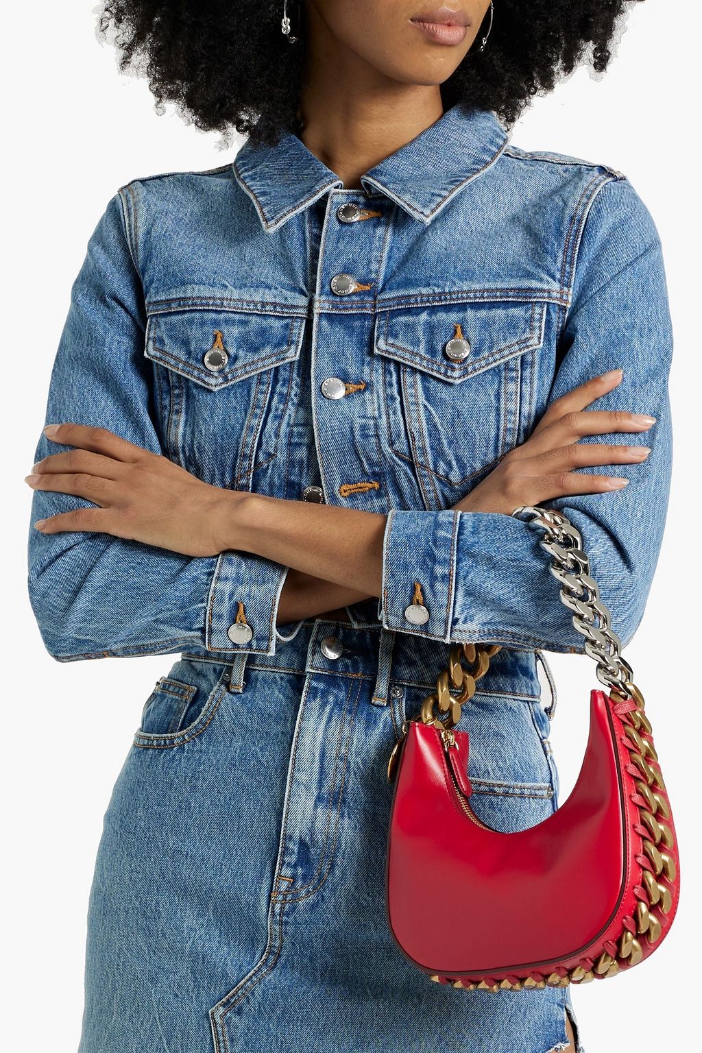 STELLA MCCARTNEY Frayme mini shoulder bag