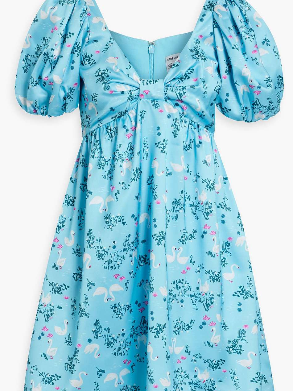 quinn printed tencel™ mini dress