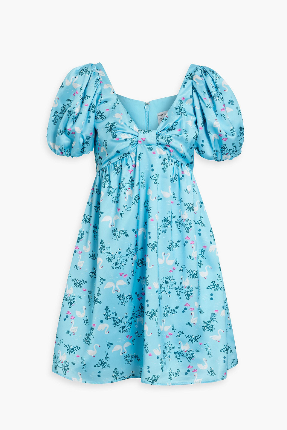 HVN Quinn printed TENCEL mini dress | Smart Closet HVN Quinn printed TENCEL mini dress | Smart Closet