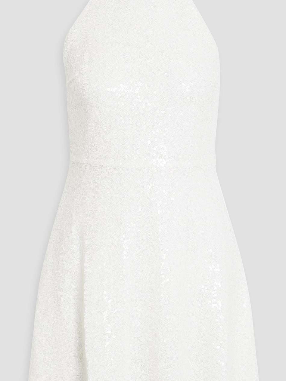 reece sequined cotton-tulle mini dress