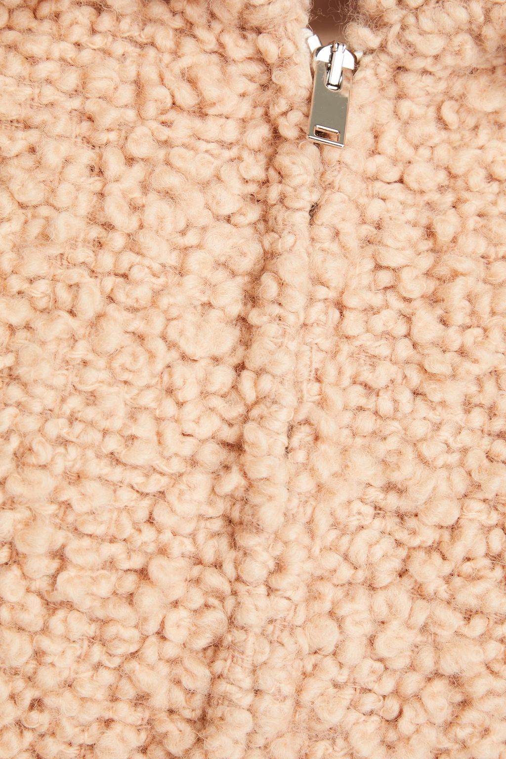 STELLA MCCARTNEY Bouclé-knit wool-blend bomber jacket
