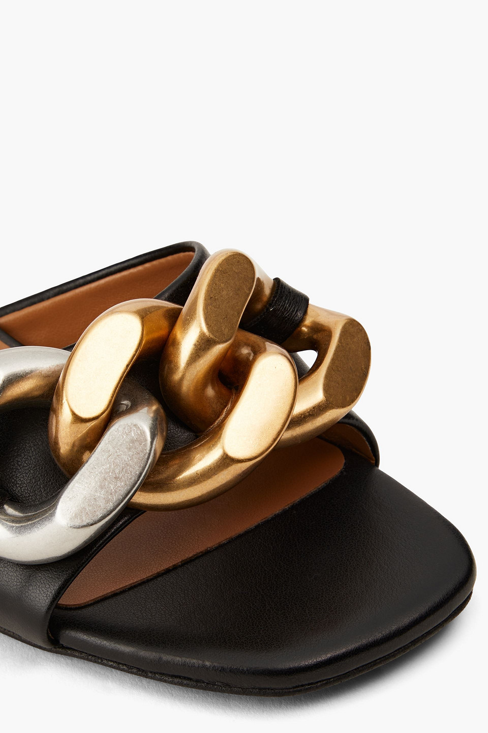 Stella Mccartney Falabella Chain-embellished 50mm Mules In Black