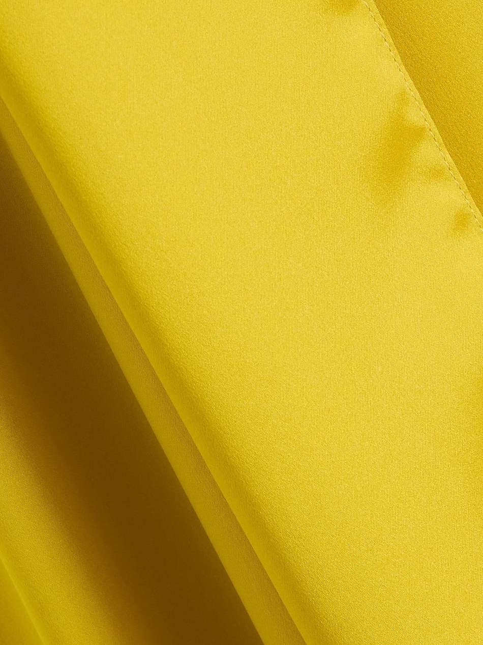 draped silk-satin maxi dress