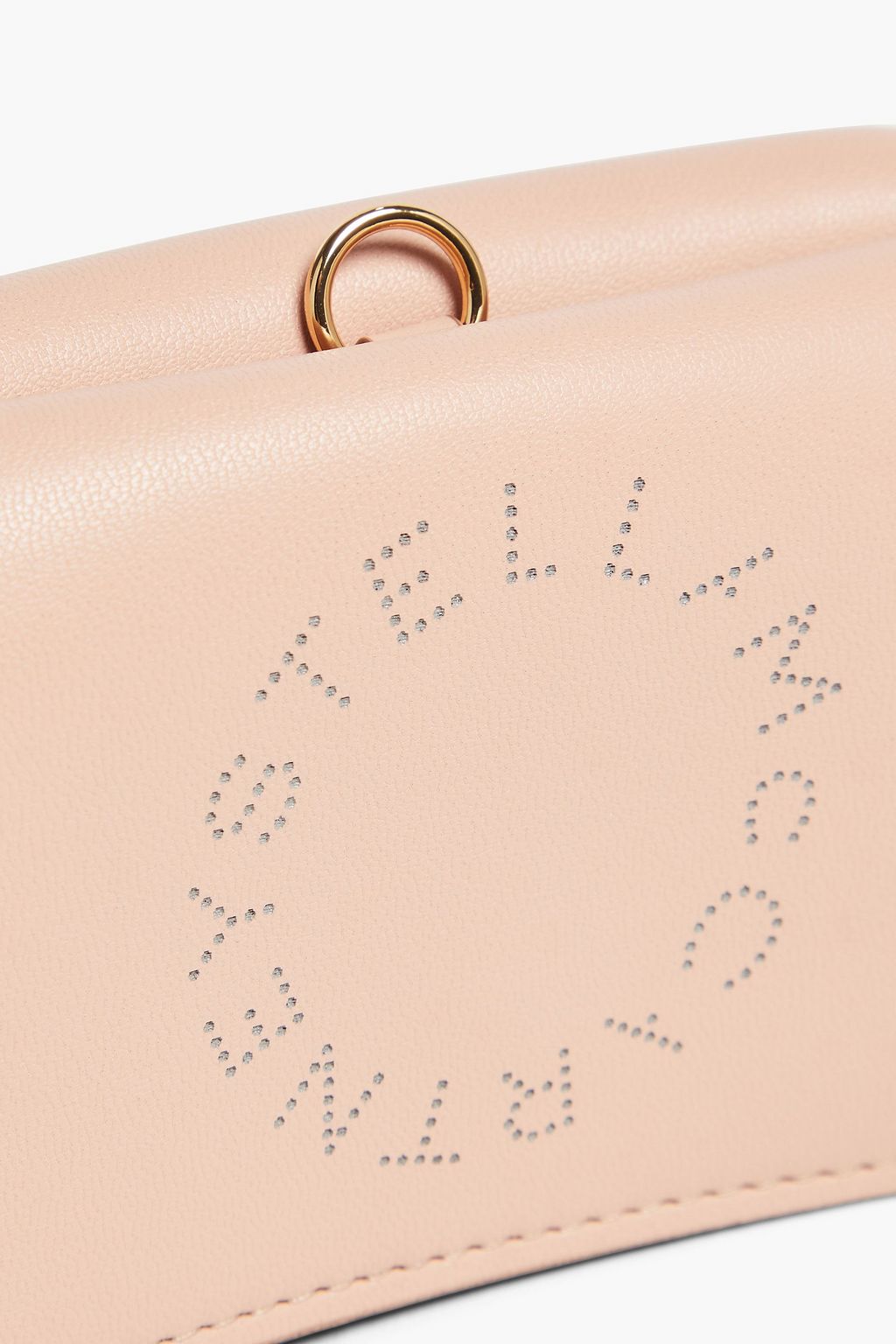 STELLA MCCARTNEY Perforated faux leather cardholder