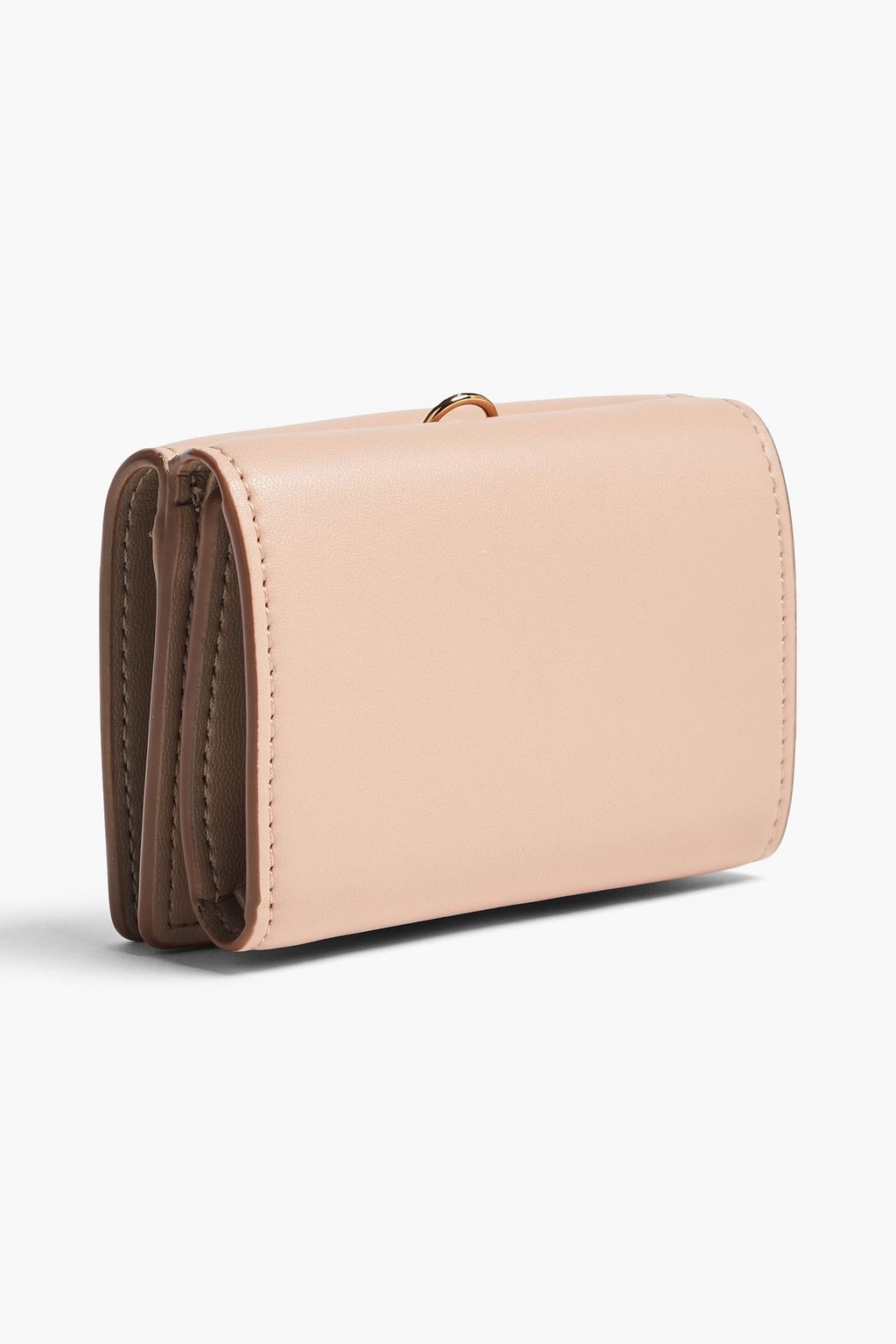 STELLA MCCARTNEY Perforated faux leather cardholder