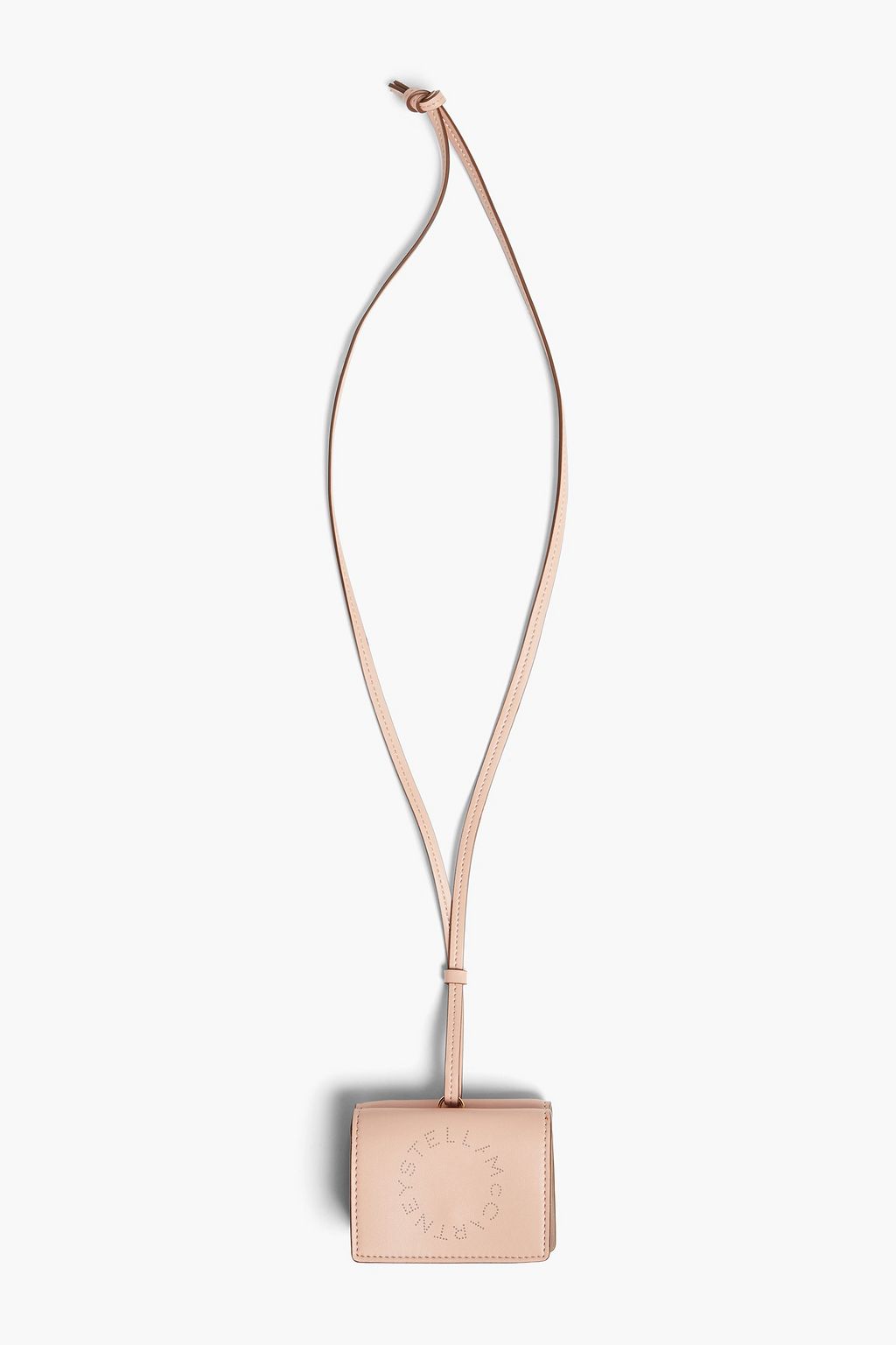 STELLA MCCARTNEY Perforated faux leather cardholder