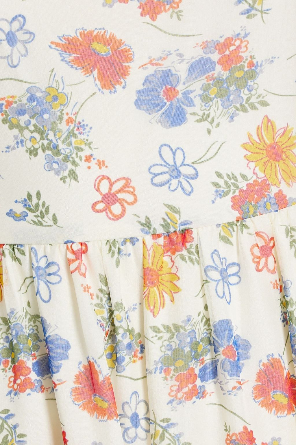 HVN Fromer floral-print silk-chiffon maxi dress