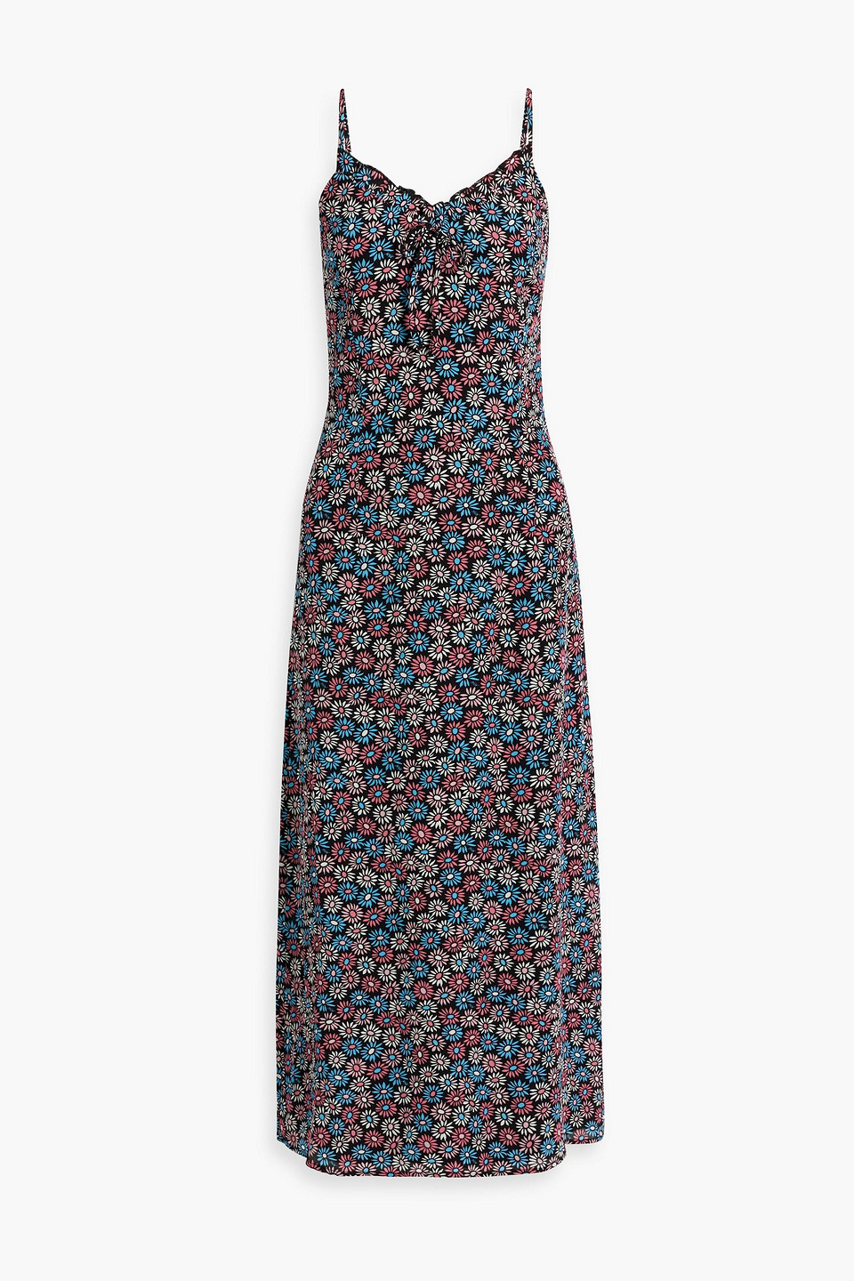 Anika floral-print crepe de chine maxi dress