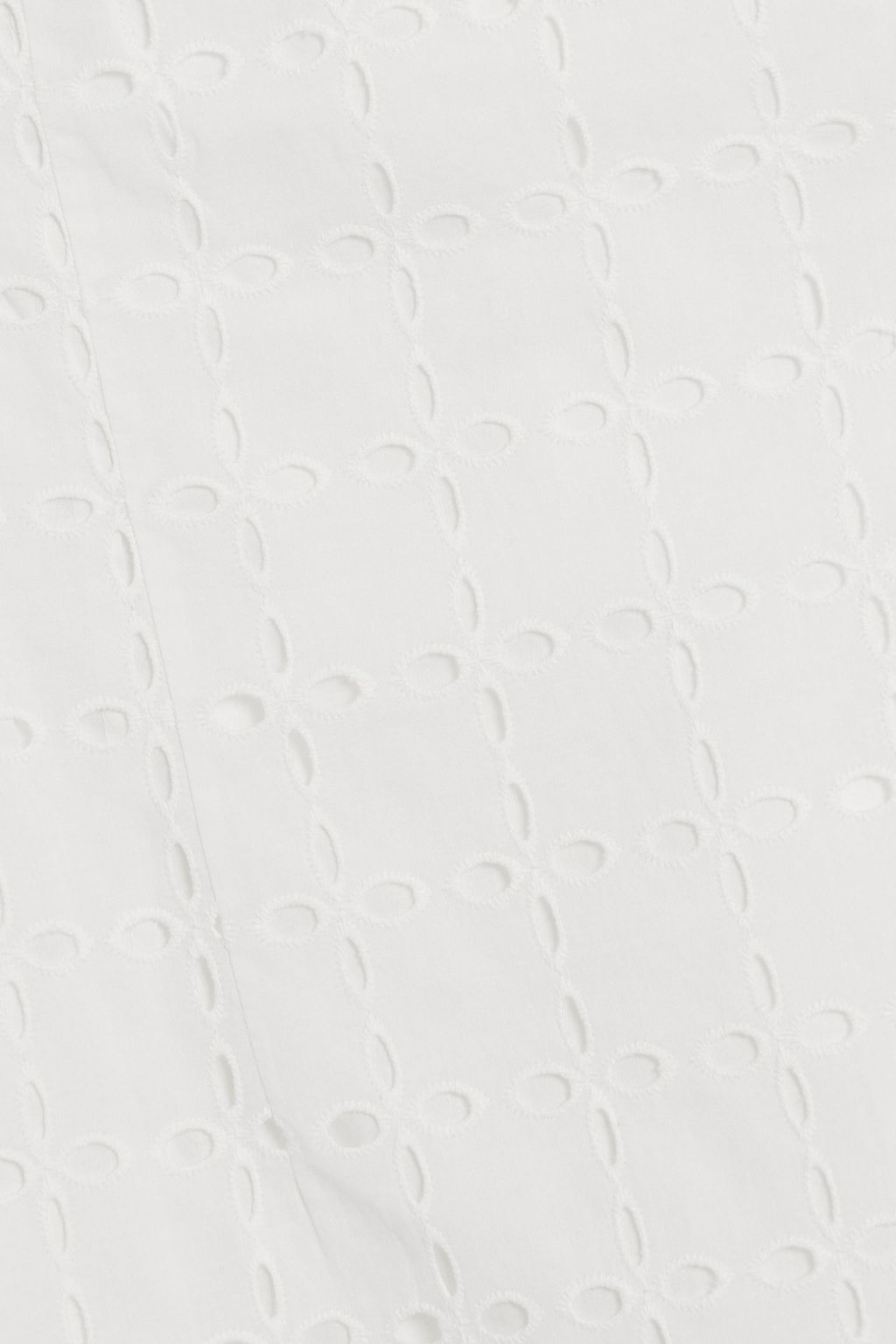 HVN Jules broderie anglaise cotton mini dress