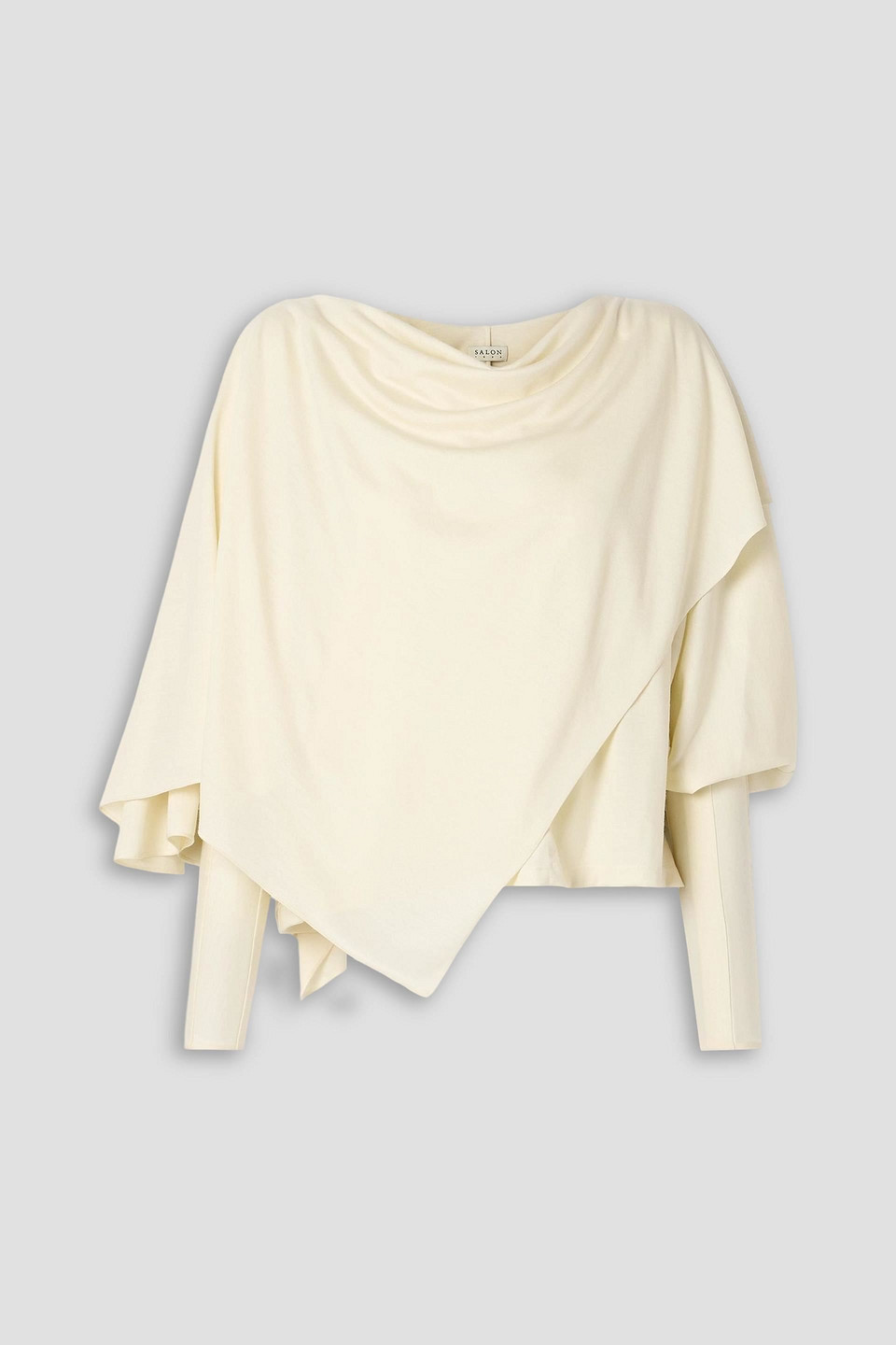 salon 1884 - lazelle layered wool top - white - fr 34