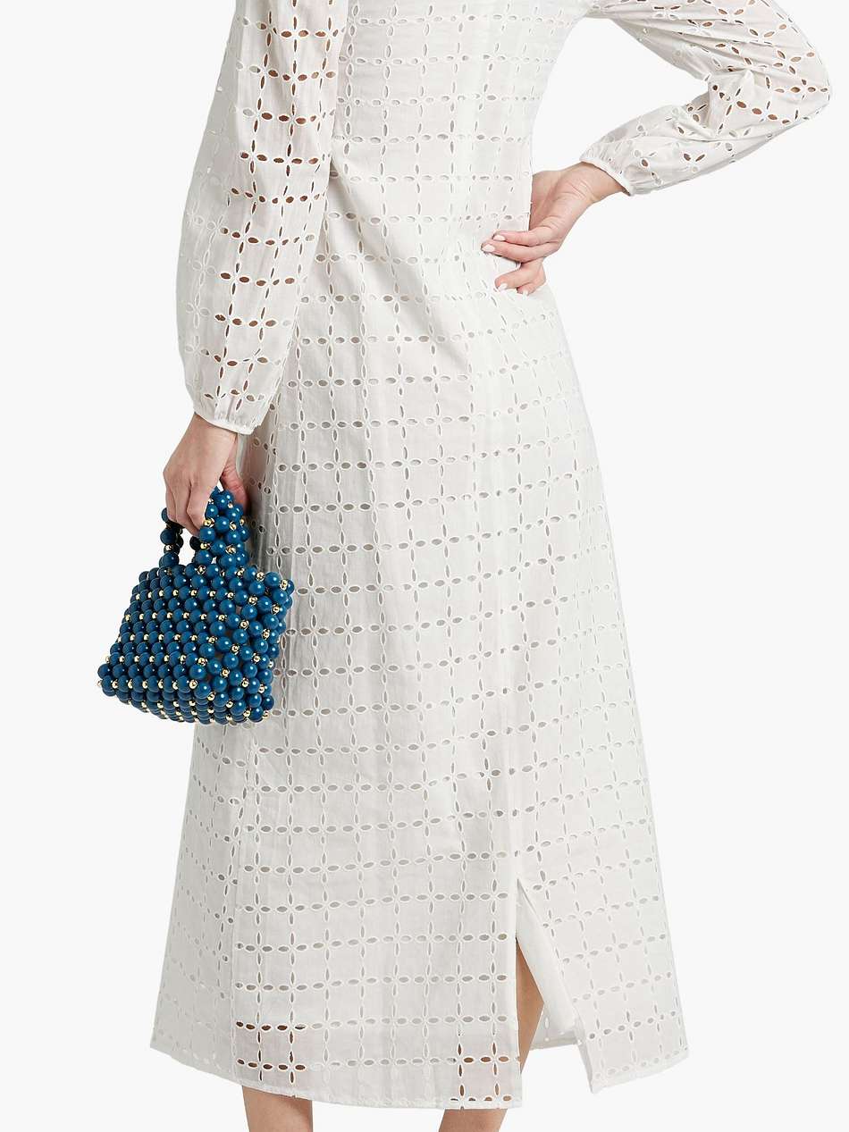 jules broderie anglaise cotton maxi dress