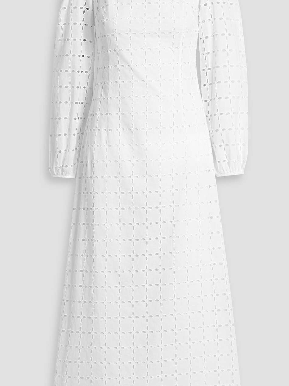 jules broderie anglaise cotton maxi dress