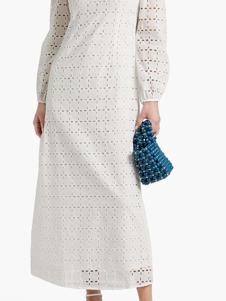 jules broderie anglaise cotton maxi dress