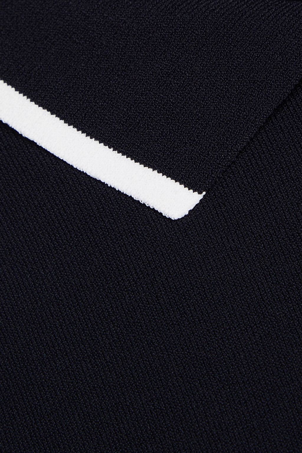THOM BROWNE ストレッチジャージー ポロシャツ ストライプ