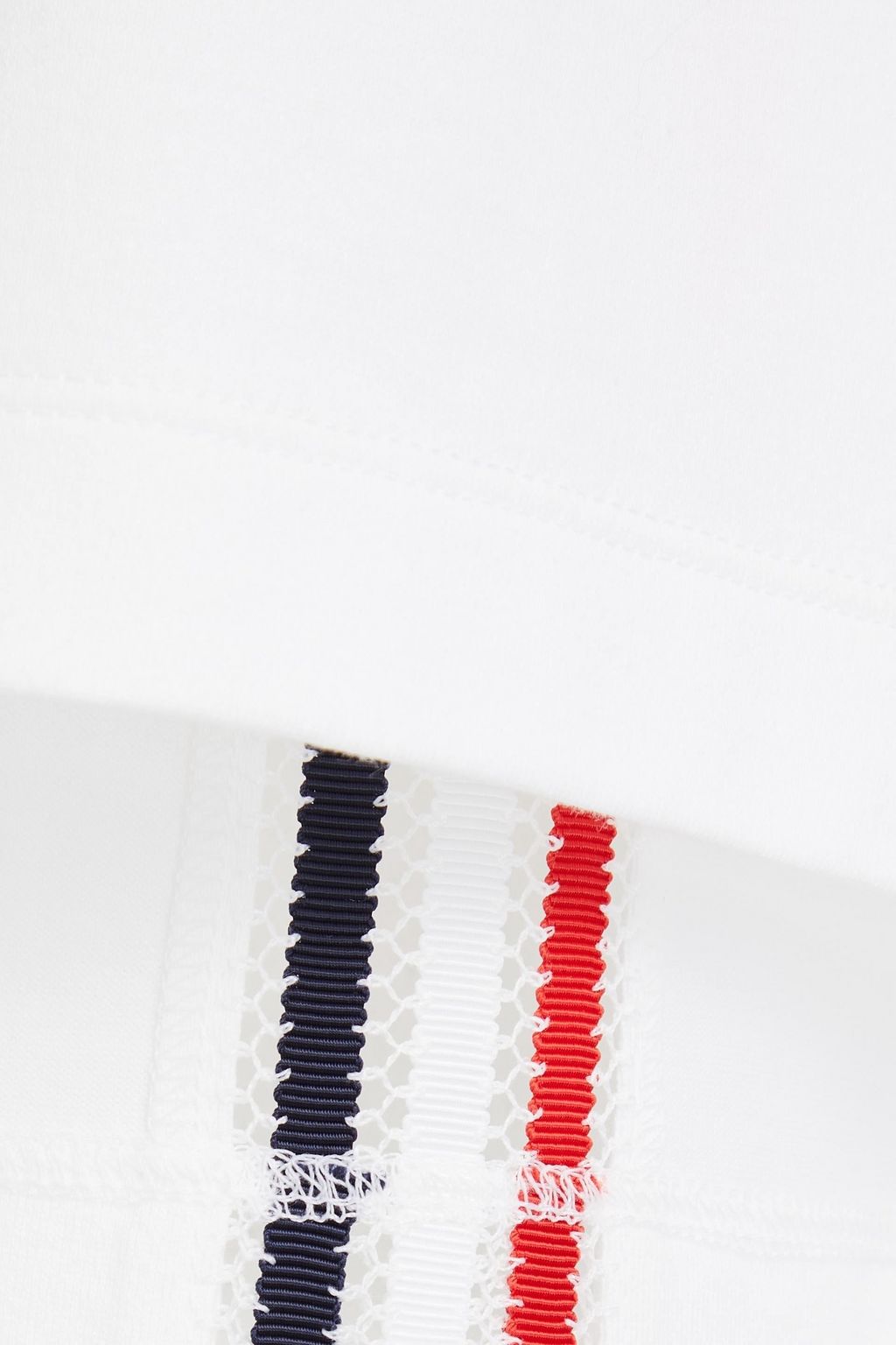 THOM BROWNE Striped cotton-jersey T-shirt