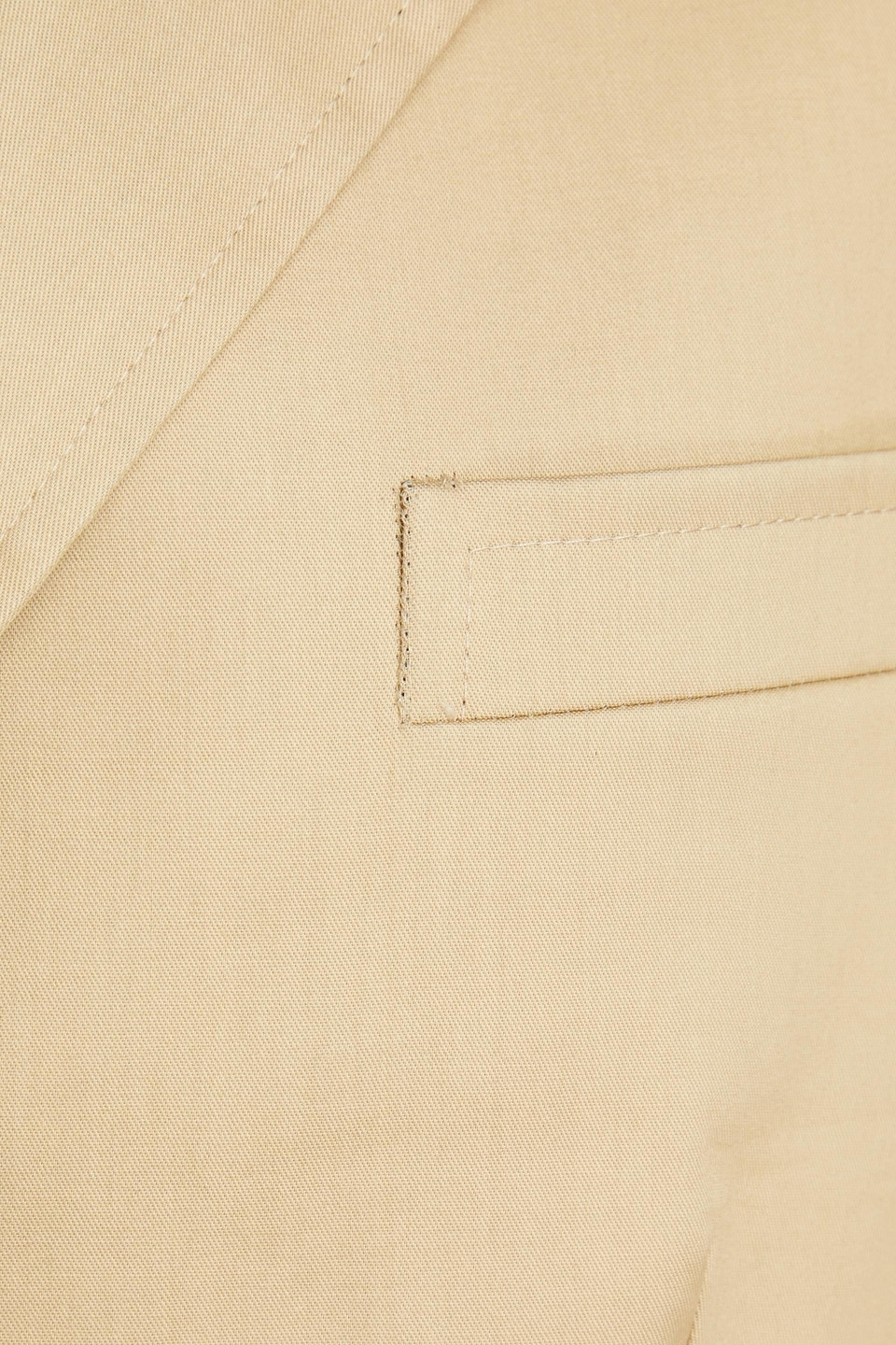 Thom Browne Chesterfield Cotton-twill Coat In Beige