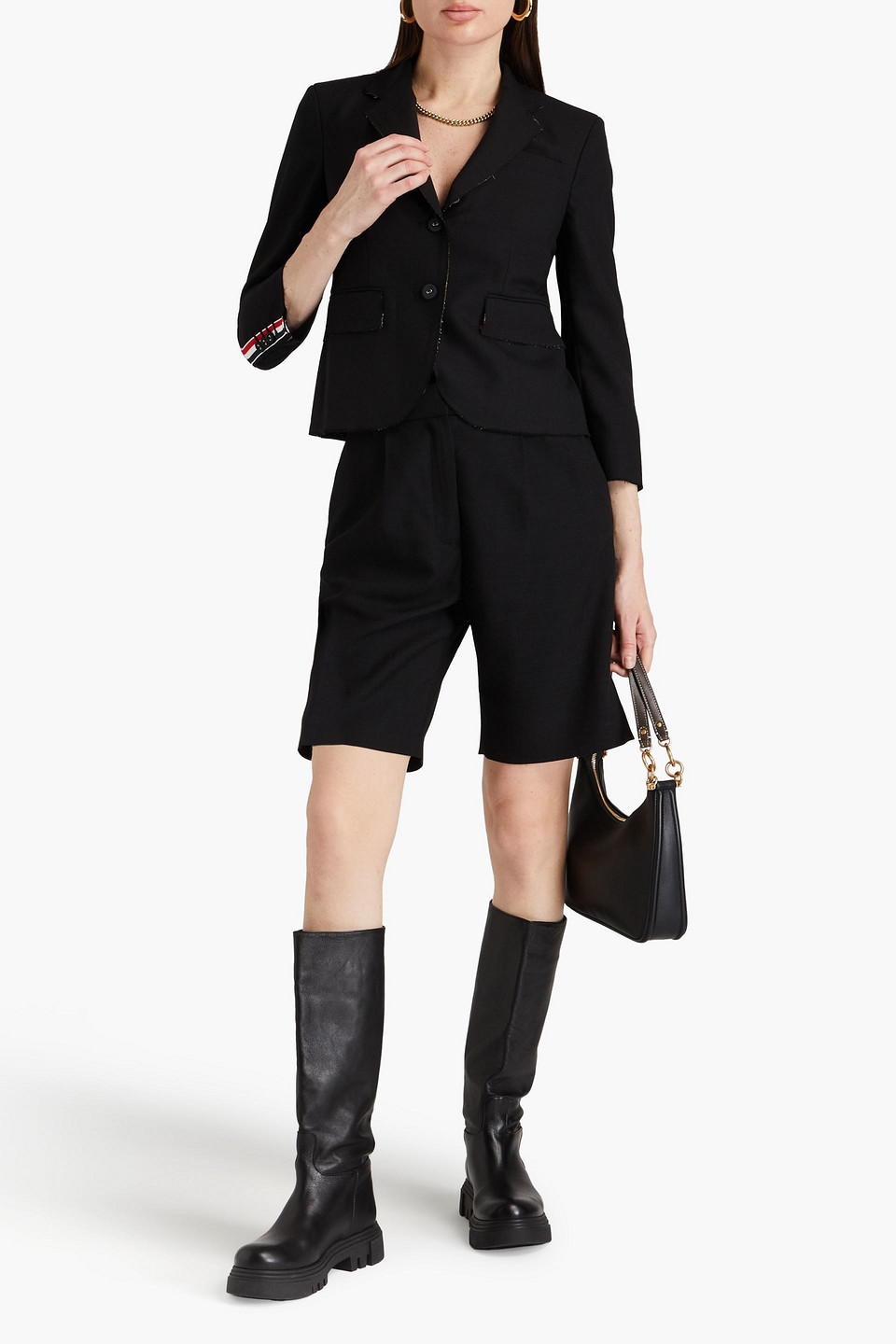 Thom Browne Wool Blazer In Black